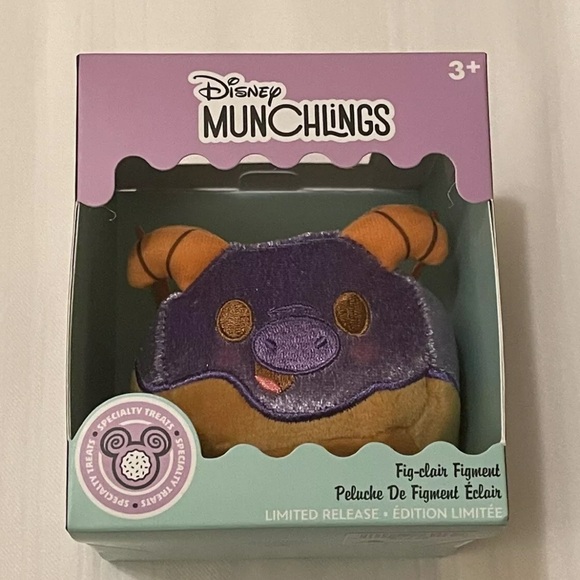 NEW 24 Disney EPCOT Figment Festival of Arts Popcorn Bucket Munchlings Plush Pin - Picture 2 of 6